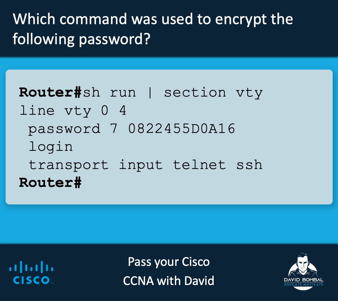 davidbombal's tweet image. Pass your Cisco CCNA with David
#CCNA #Devnet #Cisco #CCNP
