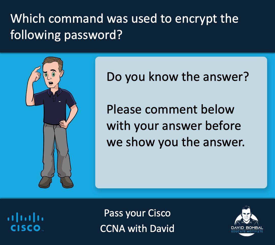 davidbombal's tweet image. Pass your Cisco CCNA with David
#CCNA #Devnet #Cisco #CCNP