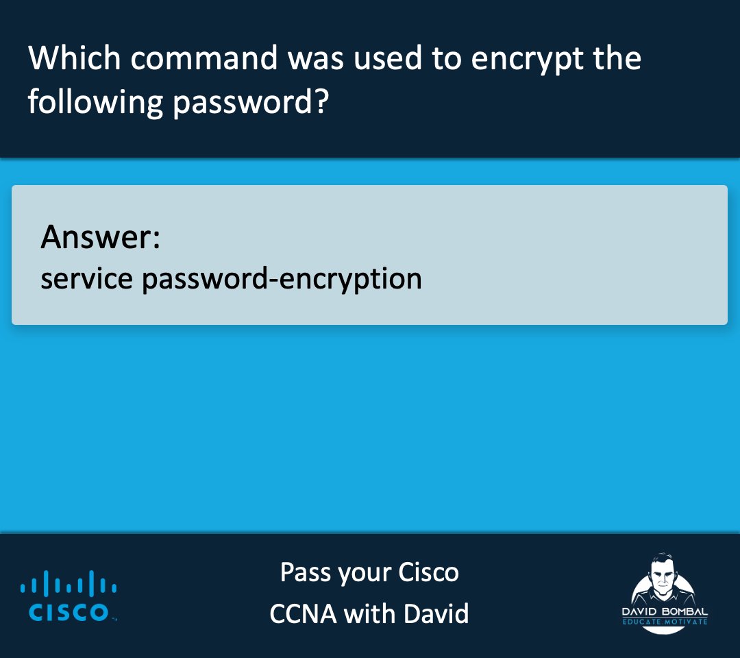davidbombal's tweet image. Pass your Cisco CCNA with David
#CCNA #Devnet #Cisco #CCNP