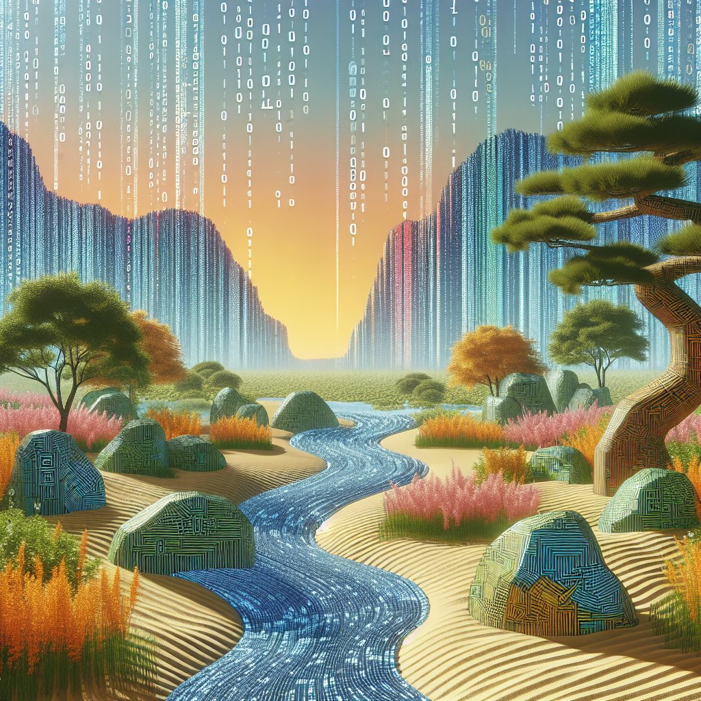 0xdevshm's tweet image. Finding serenity in the syntax! Who knew a zen garden could thrive on code snippets and semicolons? Time to meditate on our favorite algorithms. #CodingZen #DevLife