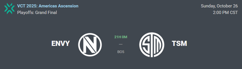 KhrizYT's tweet image. Streamers o Co-Streamers de #VCLLatam que quieran hacer watchparty conmigo mañana de la Gran Final de la #VCTAMERICAS Ascension? 👀