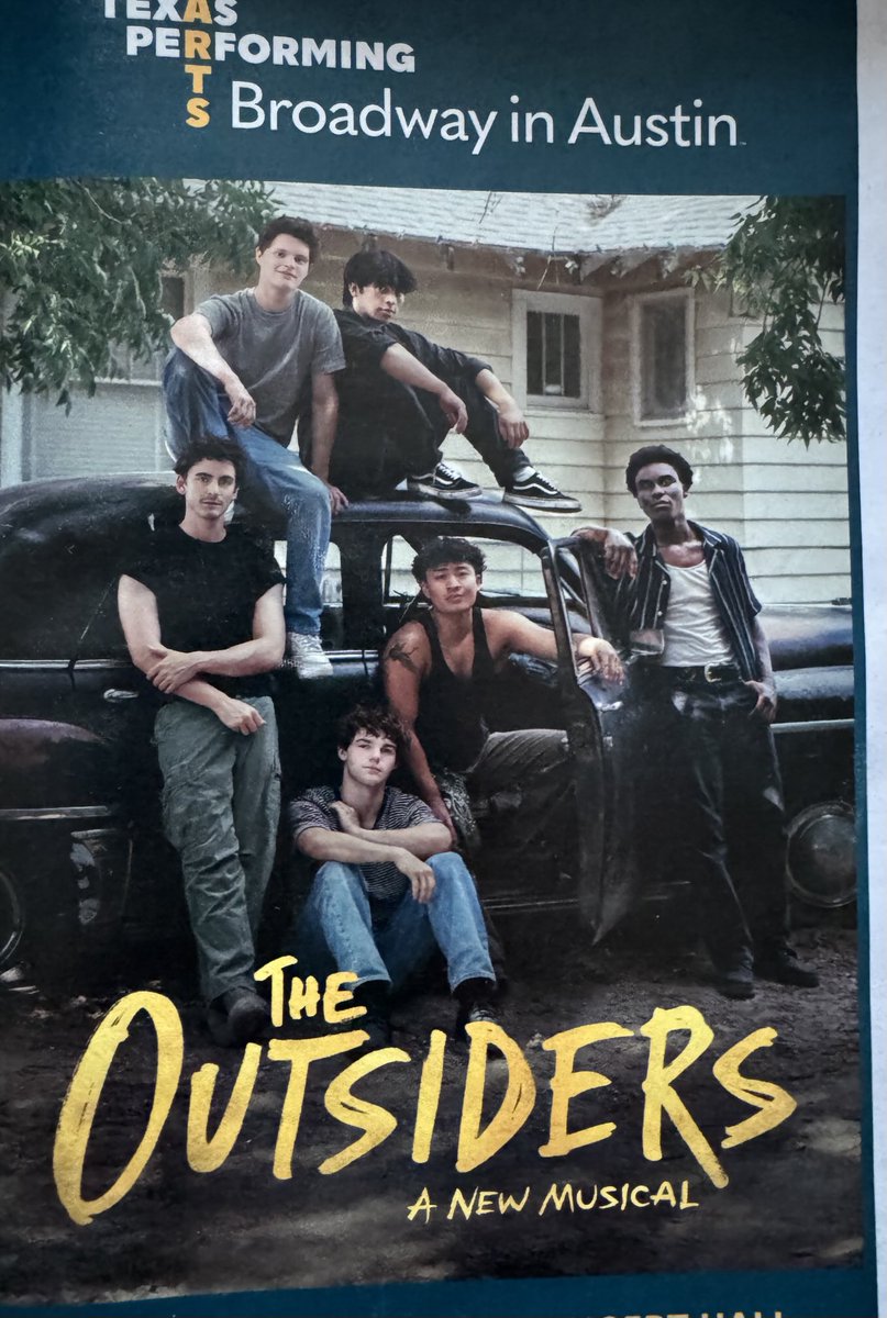 What an incredible evening at the ⁦<a href="/bassconcerthall/">Bass Concert Hall</a>⁩ The #Outsiders was an amazing show! It reminded me how much resilience some people carry in the face of hardship. I left feeling grateful for everything I have &amp; inspired by the strength of others. #txst #gratitude