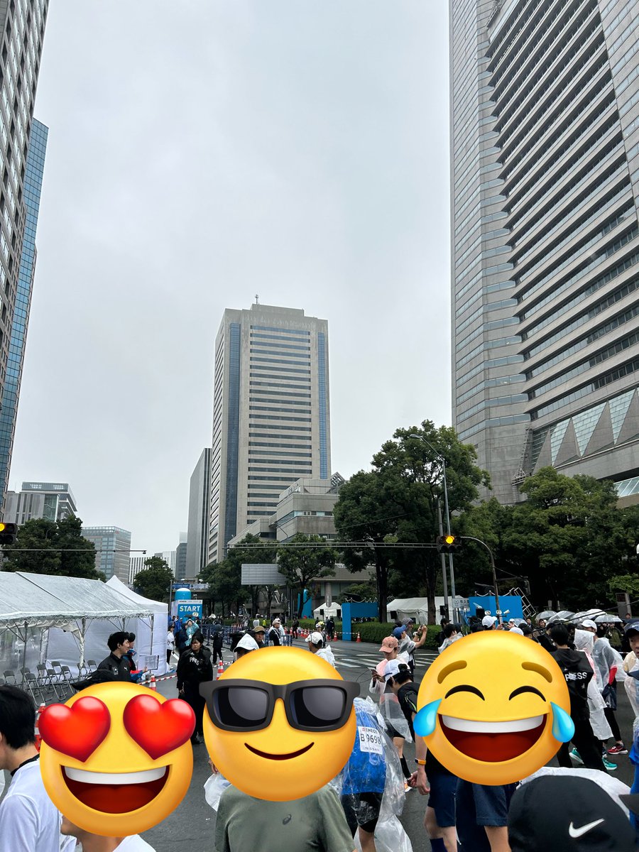 横浜マラソン☔️