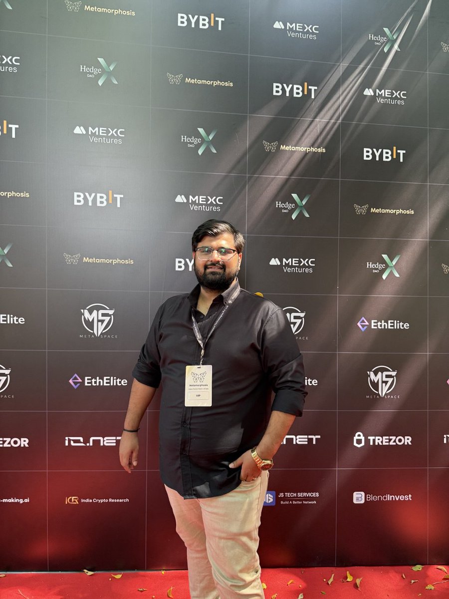 Shubh_Web3's tweet image. At @metamorph_conf in Delhi, India with the @IBTxOfficial India Blockchain Tour, representing @MetaSpace_verse and shaping the future of Web3 gaming! 🚀