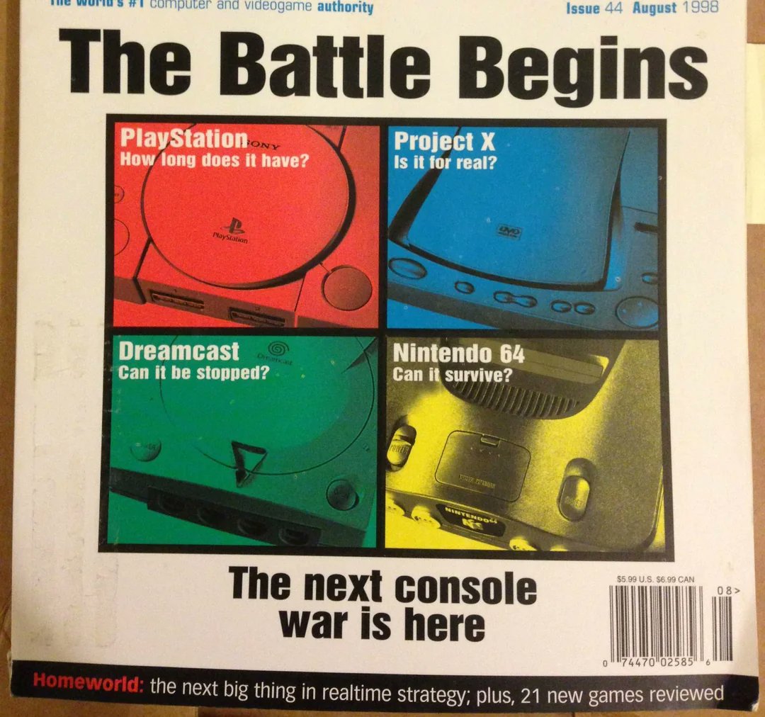 PlayStalgiaX's tweet image. How times have changed...