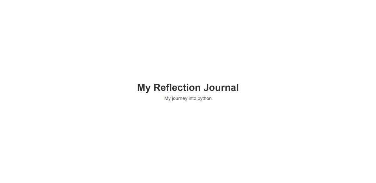 dkingony's tweet image. Day 78 of 100
Project Day: Reflection Journal 🔖
Using the #flaskframework, I worked on a reflection journal for day 77 & 78 of the #Replit100DaysOfCode in #python.
I learnt how to serve a page dynamically through the use of dictionaries 🙂
#100DaysOfCode #LearnInPublic