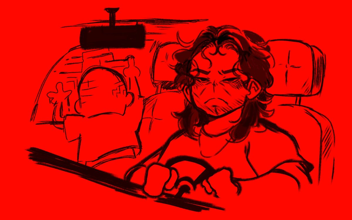 Quecael_'s tweet image. Carlos Labis Rinto não para de desenhar nem no carro vsf
(Primeira fanart de Ordem obaaaa bem bobinha ridícula mas ainda é a primeira)  #hexatombe