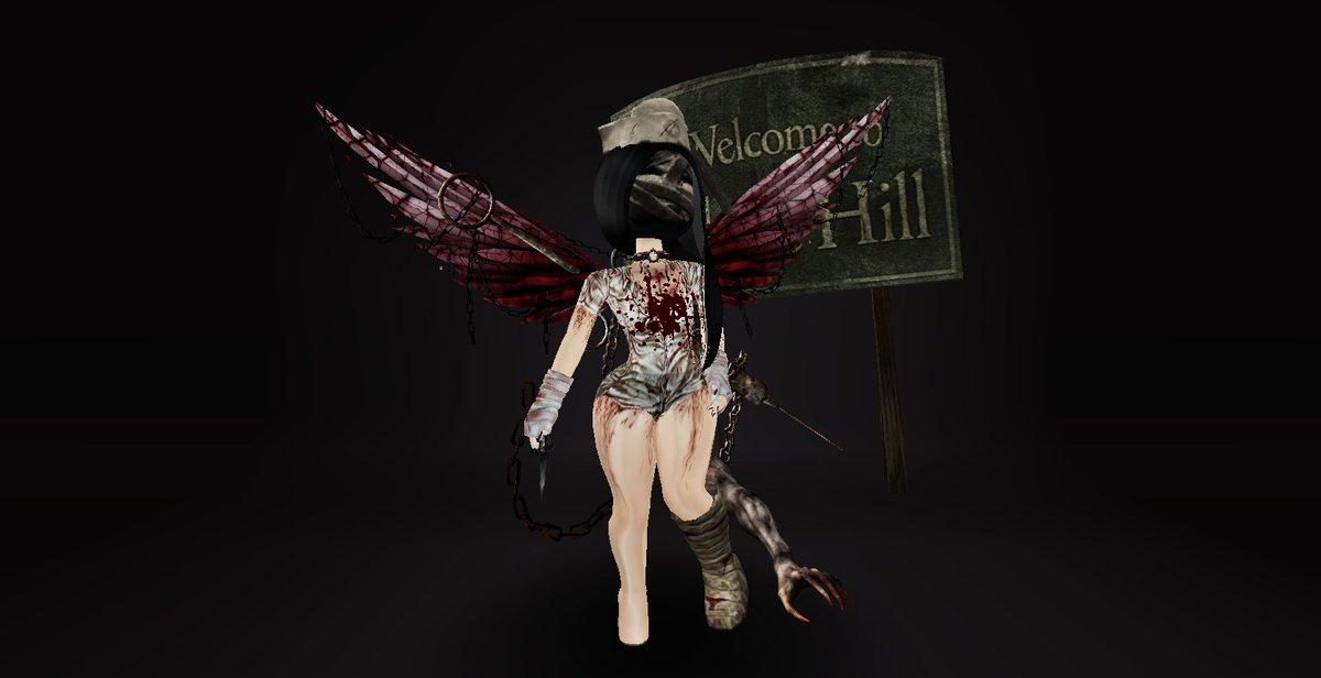 shyxdevy's tweet image. Return to Silent Hill by our beloved Kit Kat model, stunningly scary!🖤
Find the items here: roblox.com/catalog?Catego…
(discord server in bio)
#ROBLOX Avatar: @XoEnchantedX
___
#robloxavatar #robloxoutfit #RobloxUGCLimited #robloxugc #HeadlessHorseman #SxD
