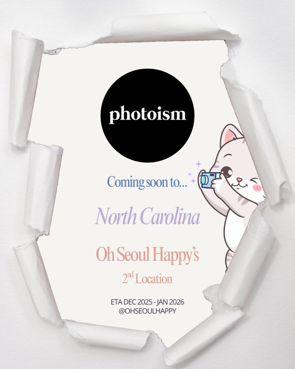 PHOTOISM IS COMING TO NORTH CAROLINA! 📸✨

ARE YOU READY FOR IT?!

Wait… did you catch that second part?  🫣🫣

#OhSeoulHappy #OSH #OhSeoulHappyKpop #CharlotteKpop #Charlotte #CharlotteNCKpop #Photoism #PhotoismUSA #PhotoismNC #KpopPhotoBooth #fyp