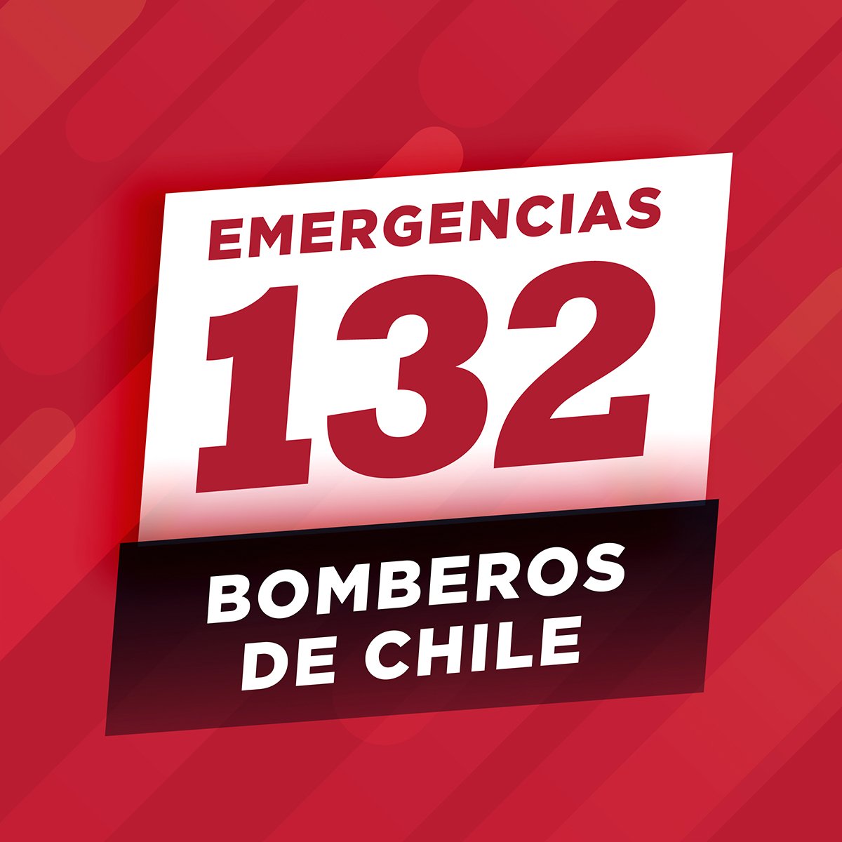 𝗕𝗢𝗠𝗕𝗘𝗥𝗢𝗦 𝟭𝟯𝟮 | ¿Ves una emergencia? 🚨 No dudes en llamar al 132 de #BomberosdeChile. Informa con claridad y rapidez. ¡Salva vidas con tu llamada!