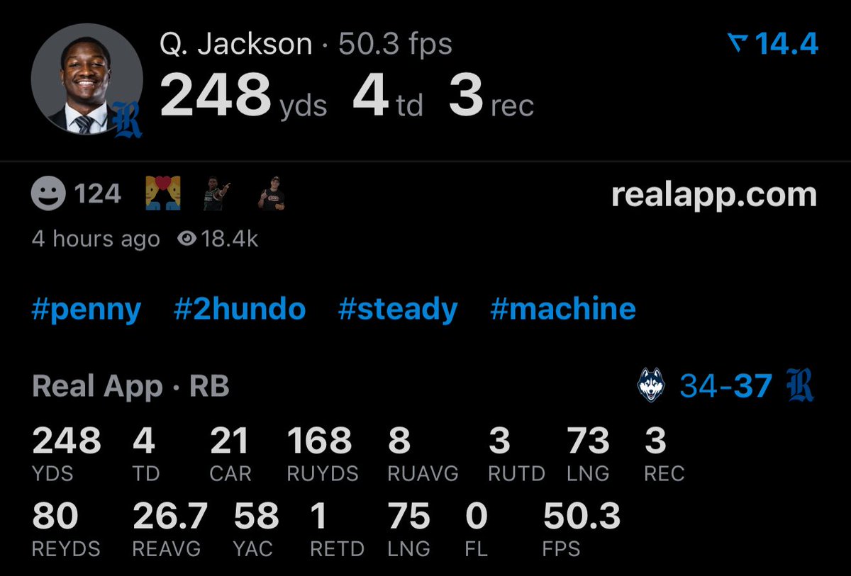 Quinton Jackson recorded the 2nd highest rated CFB performance in Real history!