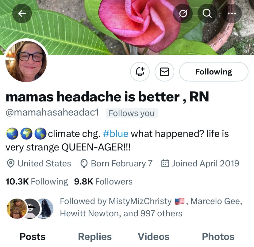 FAM, please connect with our Resister Friend ⁦<a href="/mamahasaheadac1/">mamas headache is better , RN</a>⁩ 
She is an amazing person. 🌹
#StrongerTogether🗽
#TheFAM
🇺🇸🌊🙏🏾✌️🏾💙