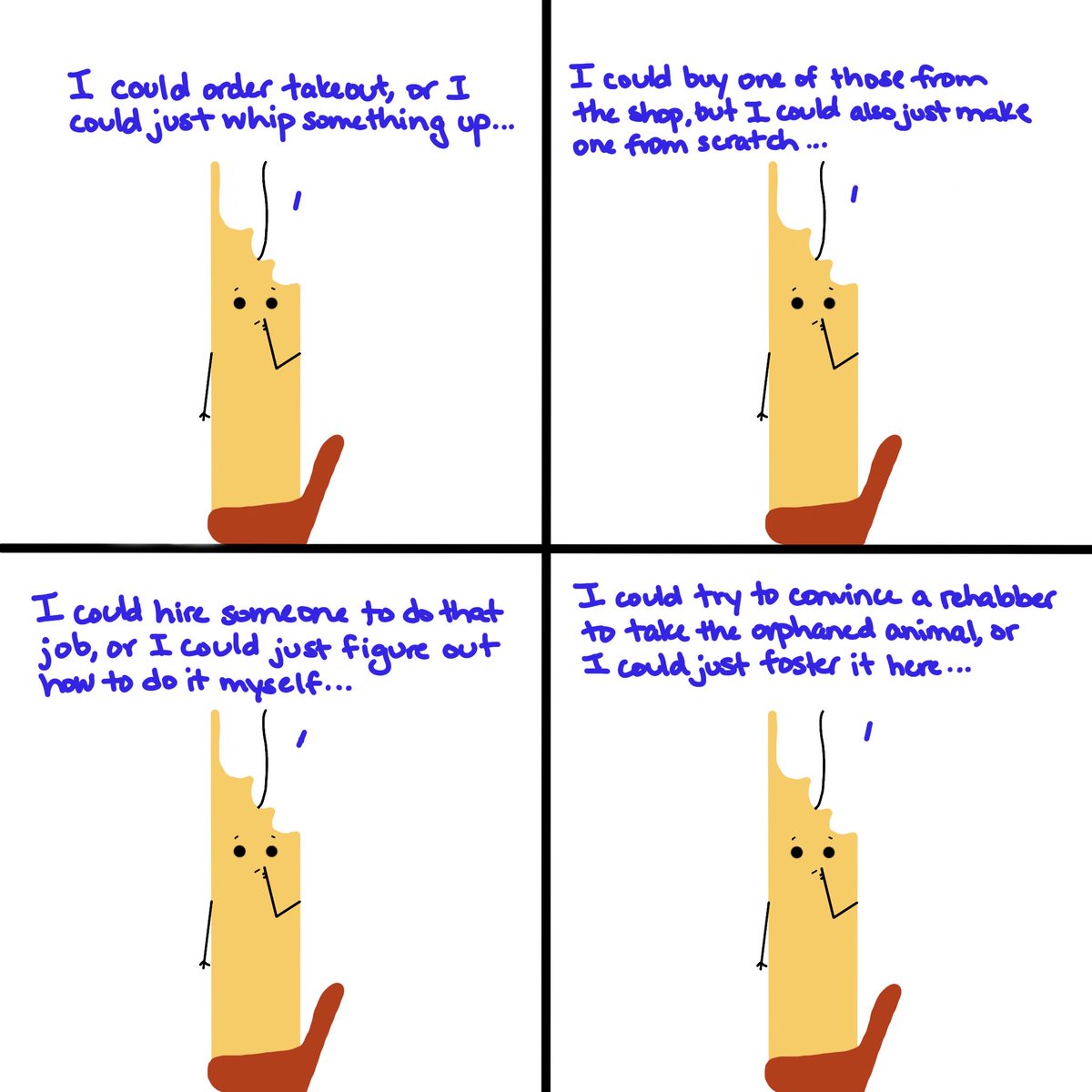 Must #doodlewax do everything the hard way?