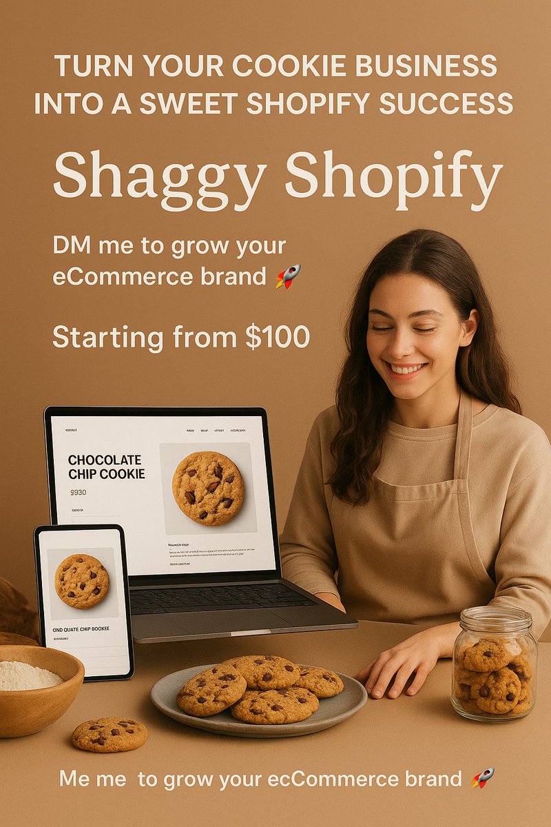 ShaggyShopify's tweet image. #ShopifyDeveloper #BakeryBusiness #CookieBrand #EcommerceDesign #ShopifyExpert #FoodStore #SmallBusiness #OnlineBakery #ShaggyShopify #WebDesign