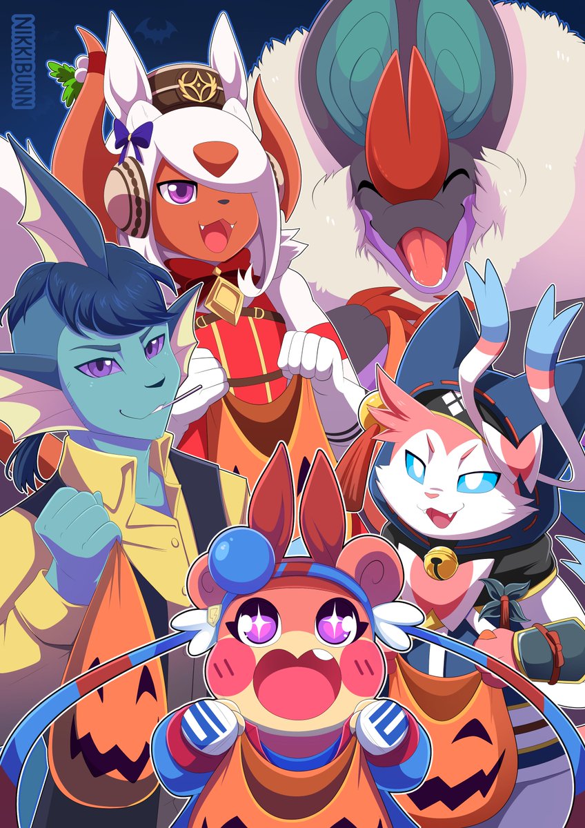 🎃 Halloween night 🎃
The gang knocks at your door

🍬🍭🍫 Surrender your candy, full sized stuff only 🍬🍭🍫

<a href="/NightTheNoivern/">Night</a> <a href="/FairyPrinceDay/">Prince Day</a> <a href="/LuckyAbsol1/">LuckyAbsol🔞</a> <a href="/PurpIeBird__/">Purple</a>