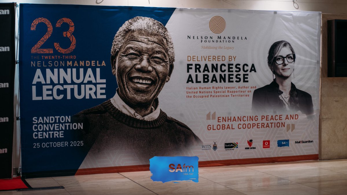Renaissance_Fdn's tweet photo. “To invoke Mandela’s name is not to canonize him, but to awaken his unfinished struggle within each of us." - Francesca Albanese 

Very powerful words 🙏🏼💯 https://t.co/FmQN5XU9LB