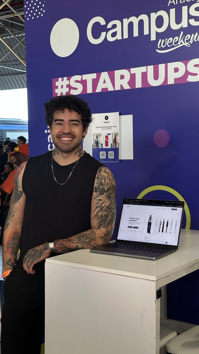 gitblame_wilson's tweet image. Stylar marcando presença na Campus Party 🙌