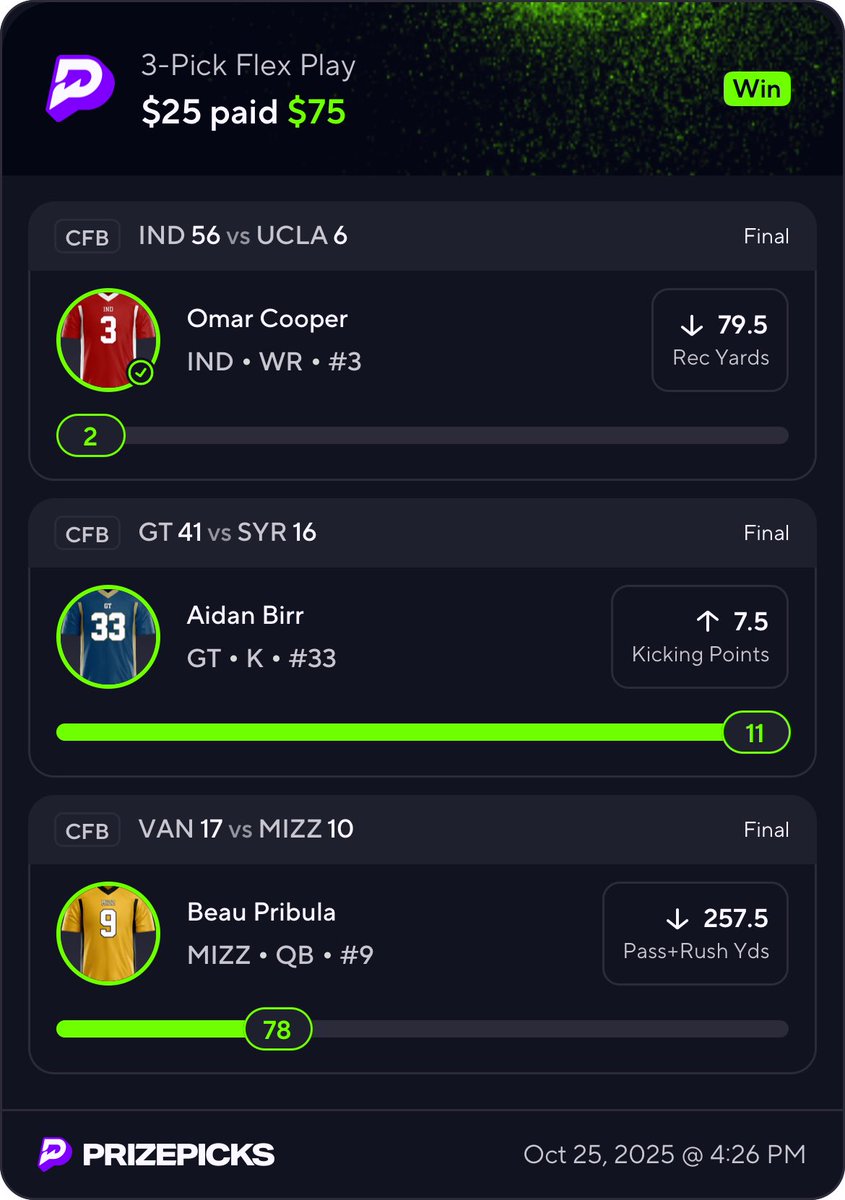 betonjmont's tweet image. 🧹🧹🧹
#GamblingX #CFB #PrizePicks