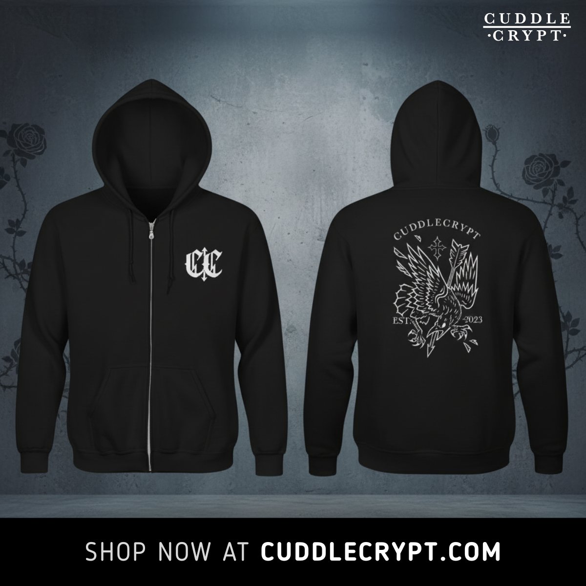 CuddleCrypt's tweet image. Nevermore, forever loud. 🦅

Shop here → cuddlecrypt.com/products/mark-…

#CuddleCrypt — streetcore built for night flyers and loud hearts.

Fly the mark at CuddleCrypt.com 💀