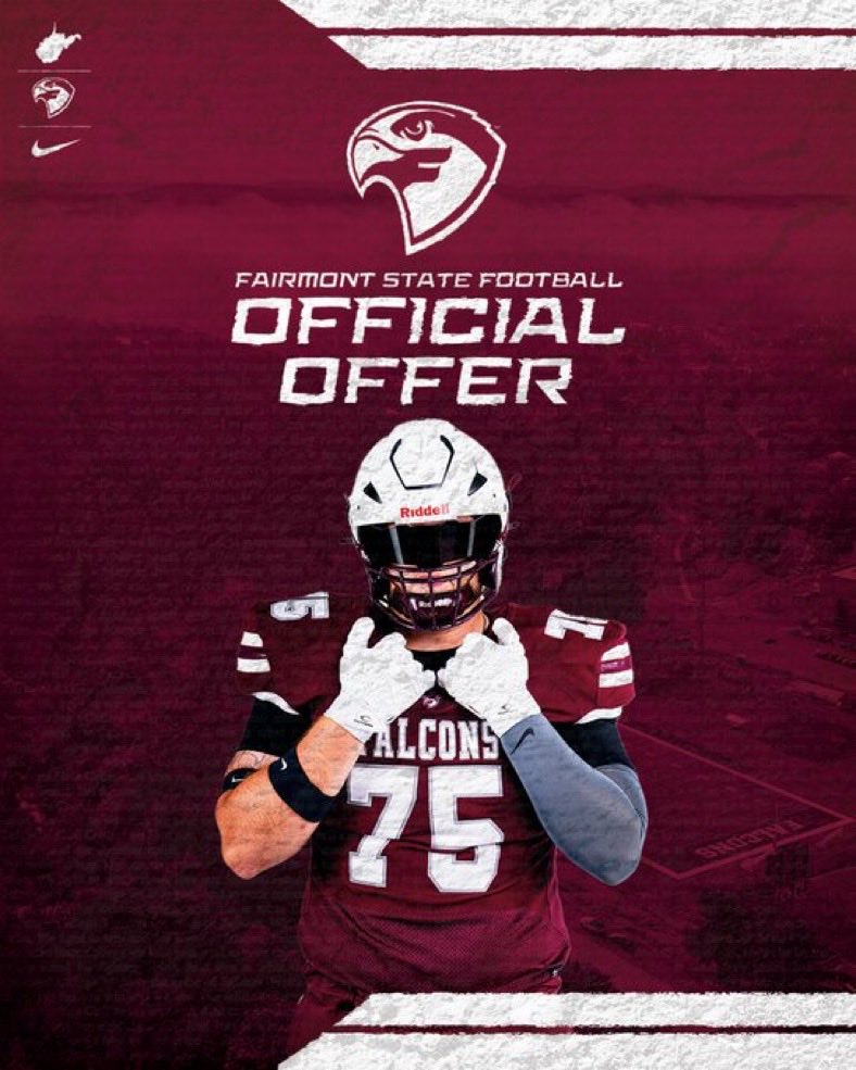 After a great game day visit i’m blessed to receive an offer from Fairmont State!! <a href="/CoachAdamWhite/">Adam White</a> <a href="/CoachWeeks76/">Andrew Weeks</a> <a href="/FairmontStateFB/">Fairmont State Football</a> <a href="/PSHSTigersFball/">Princeton Tigers Football</a> <a href="/Mr_Tanner23/">Nathan Tanner</a> <a href="/PrepRedzoneWV/">Prep Redzone West Virginia</a> <a href="/CoalfieldsCo/">Coalfields & Co.</a> <a href="/CoachTWhitt/">Tyler Whitt</a> <a href="/CoachPozPSHS/">Derek Poszich</a>
