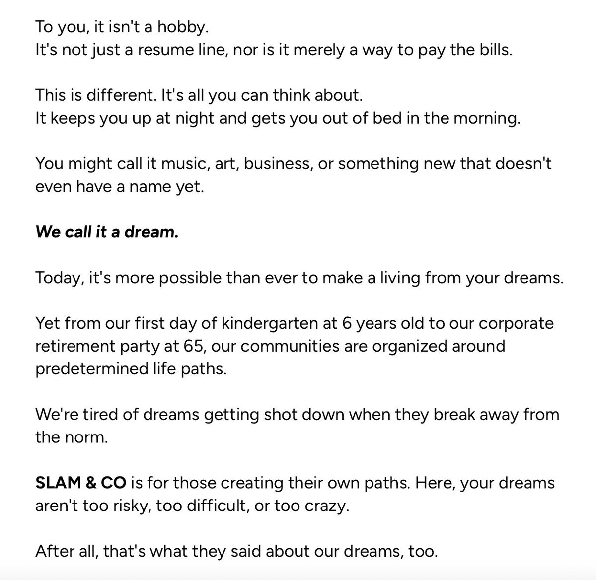 _dcai's tweet image. Some words I wrote for the @slamco_ site a while ago. 
I think we’re going to change it up soon so I’m posting it here to remember