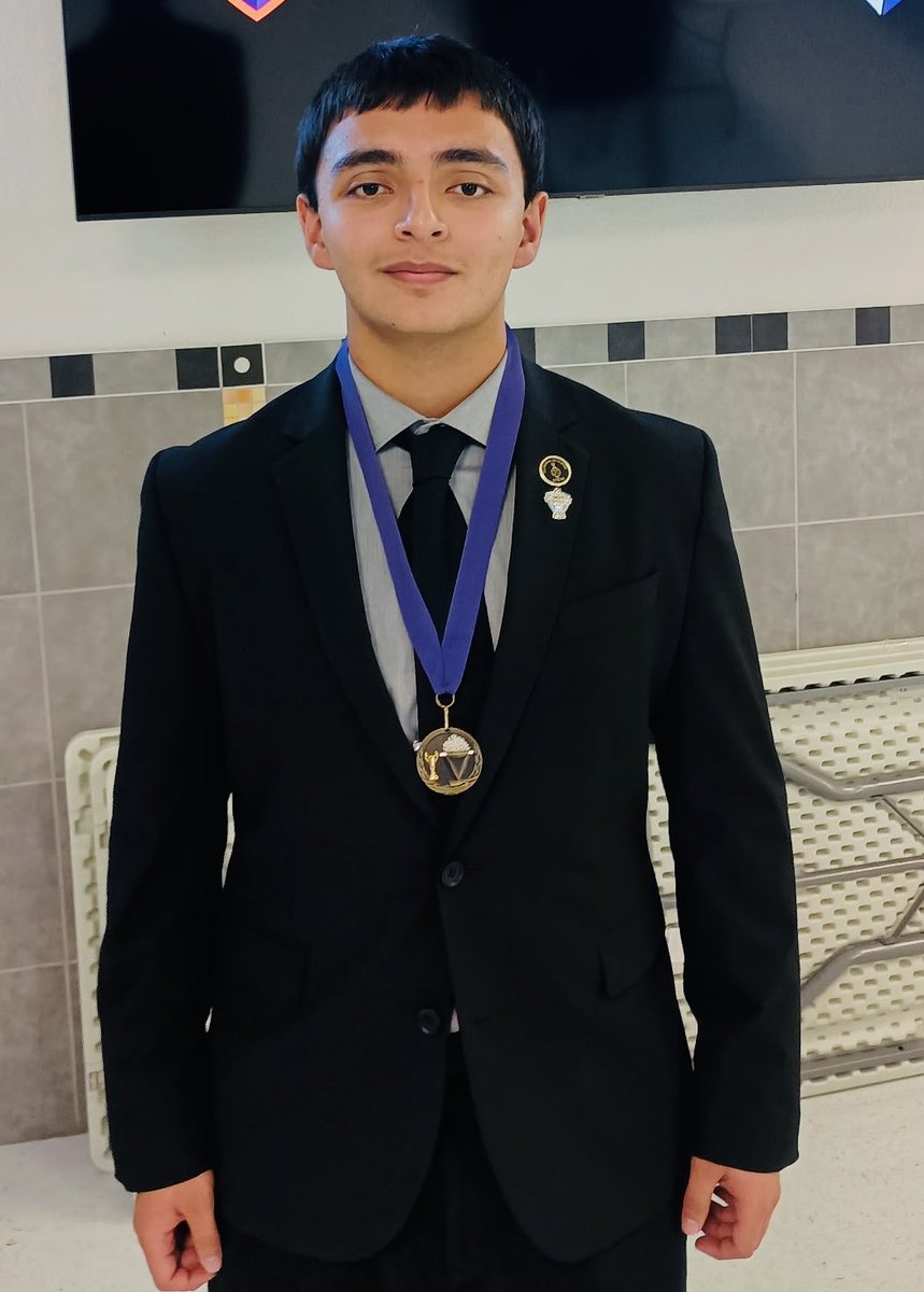 🎉 Congratulations to our very own Matias for earning 1st Place in Humorous Interpretation and qualifying for the State Tournament in March! 🏆 A special shoutout to Mr. Del Valle for his incredible coaching and support. What a team! ! 💙💛  <a href="/TroyEnriquezSE/">T. Enriquez SEHS</a> <a href="/SanElizarioISD/">San Elizario ISD</a>