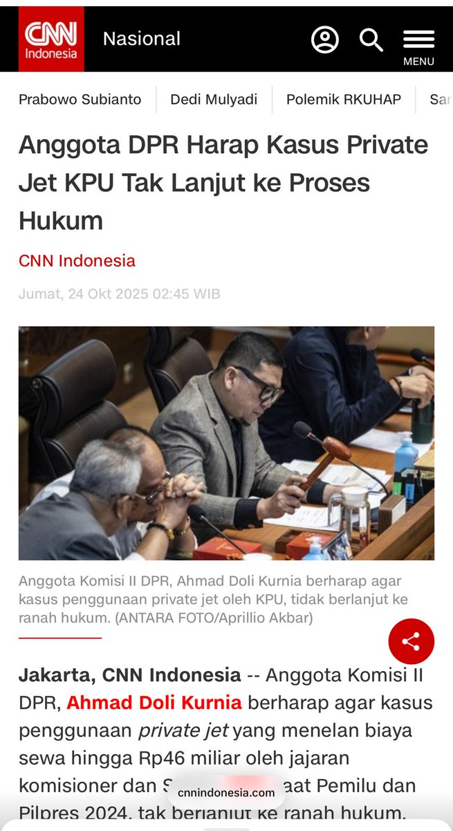 Cukup di sentil aja ya Dol <a href="/ahmaddolikurnia/">Ahmad Doli Kurnia Tandjung</a> jangan ke ranah hukum? Ecek2 aja kalian ini