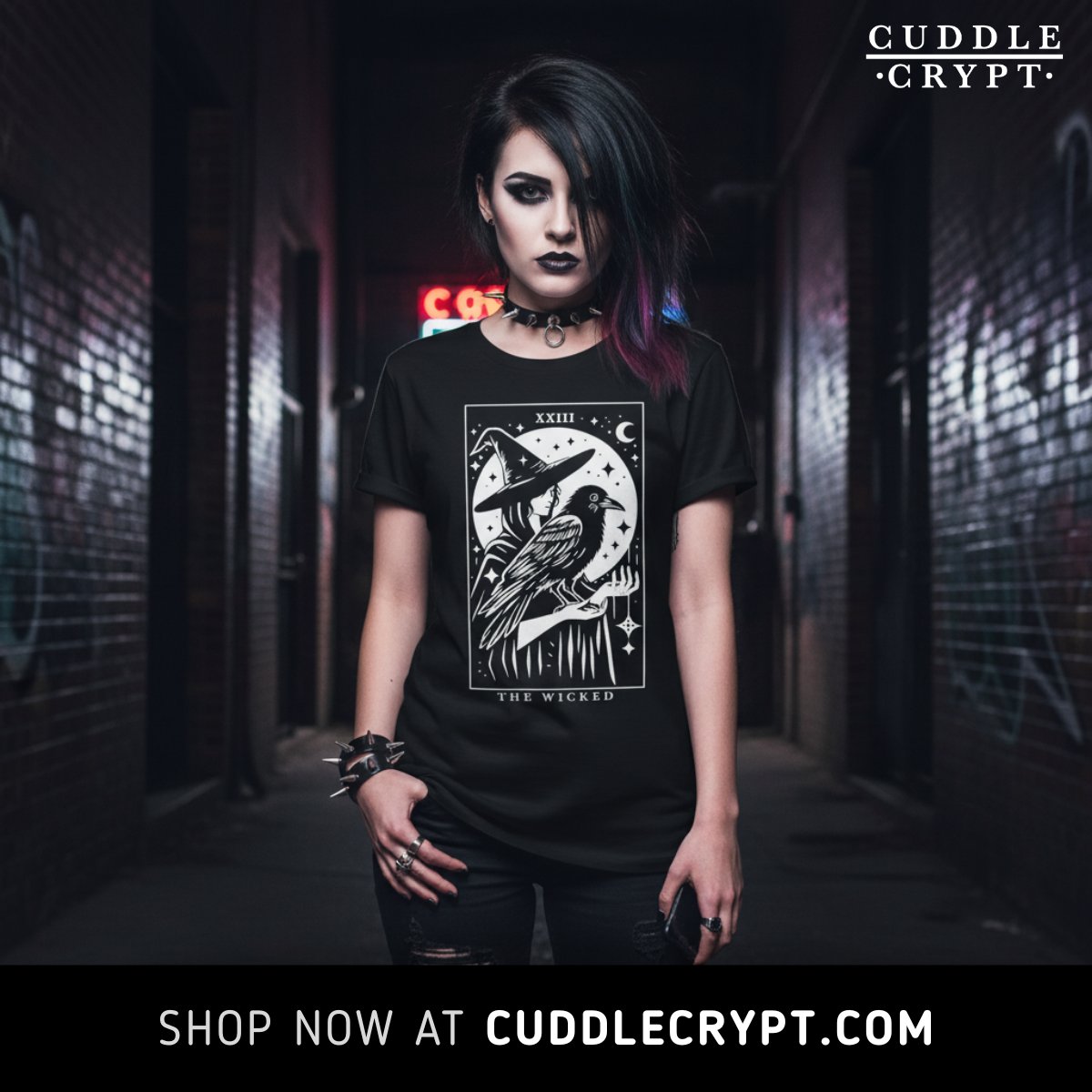 CuddleCrypt's tweet image. Soft heart. Sharp teeth. 🩸

Shop here → cuddlecrypt.com/products/the-w…

#CuddleCrypt — dark streetwear for the charmingly unholy.

Shop more chaos at CuddleCrypt.com 🦇