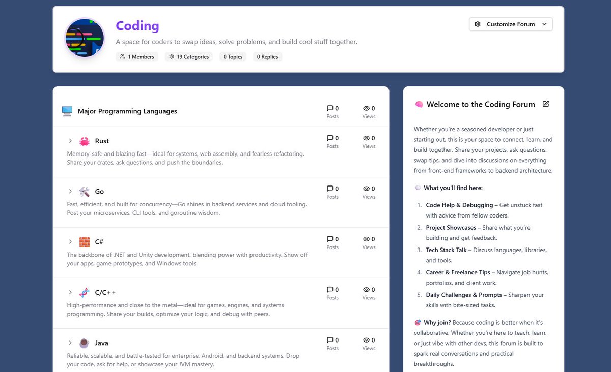 icpforums's tweet image. You can now discuss programming and coding, as well as #VibeCoding, on the #InternetComputer, fully on-chain, thanks to #ICForums.

ic-forums-jog.caffeine.xyz

#builtwithcaffeine #ICP $ICP @dfinity @caffeineai