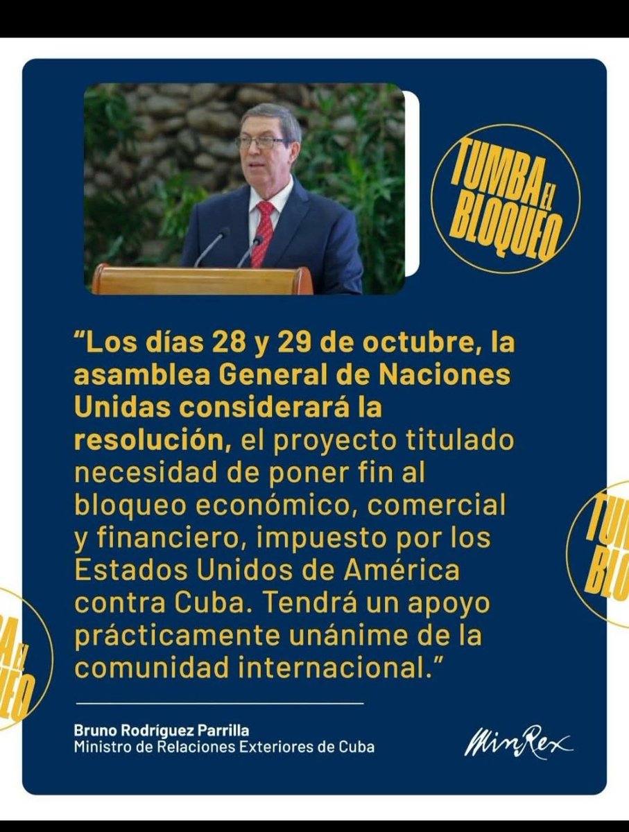 La política de sanciones y bloqueo de EEUU contra el pueblo cubano es el cerco económico más cruel y duradero en la historia. Sus efectos provocan millonarias pérdidas económicas q priva a nuestro gobierno de recursos necesarios para garantizar una mejor calidad de vida al pueblo