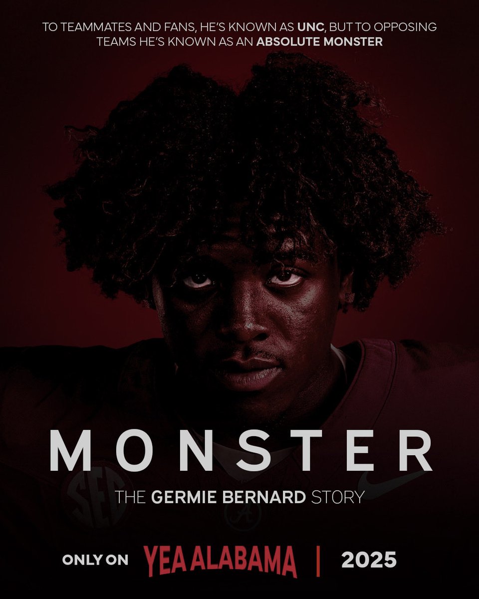 “And, you know, it’s now going to be known as the Germie Bernard drive. I mean, he was just an absolute monster tonight.” - Ryan Grubb

RINSE &amp; REPEAT 🧼

Join now using code MONSTER for a FREE membership! 
yea-alabama.com/join/