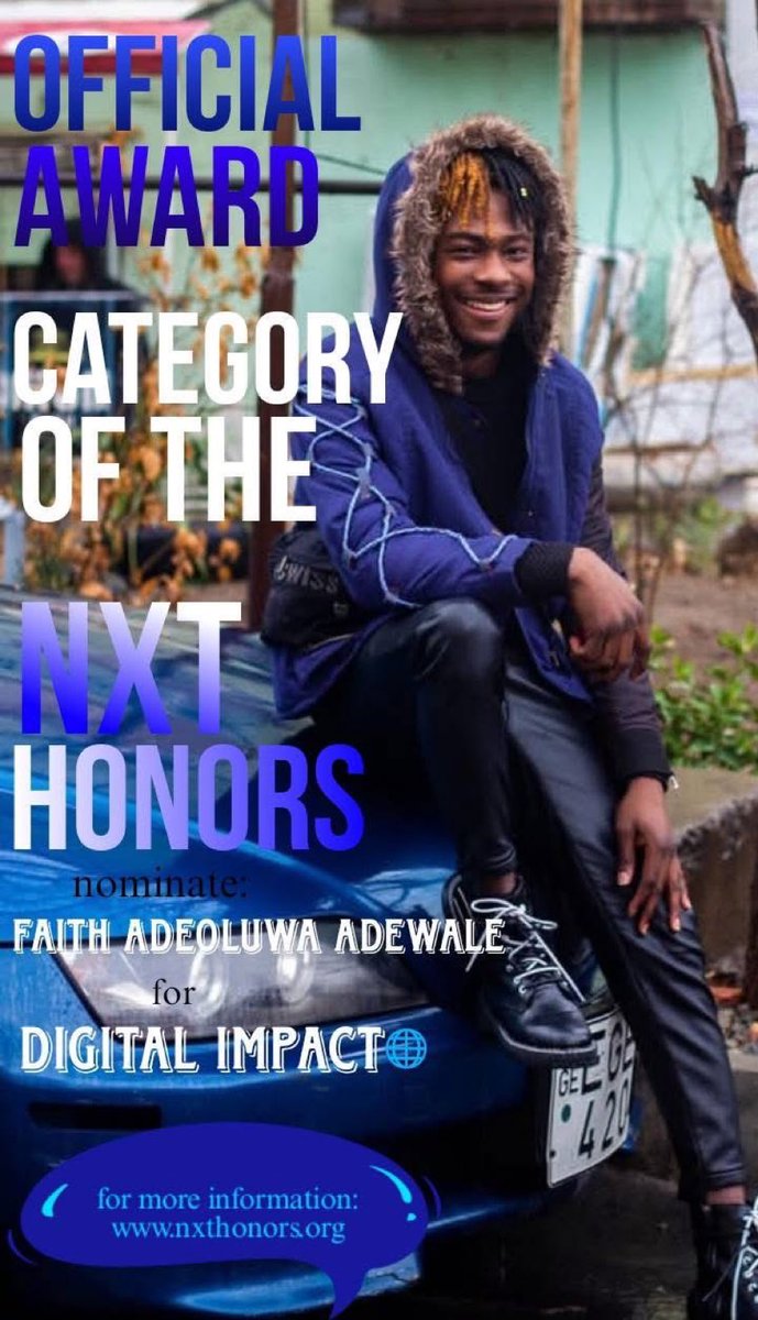 EdithBobie's tweet photo. I nominate Faith Adewale as digital impact category.

@nxthonors
#faithadewale
#NXTFYC
#NXTHonors https://t.co/lj5sSXpxAr