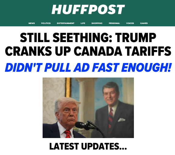 HuffPost's tweet image. Now leading HuffPost: