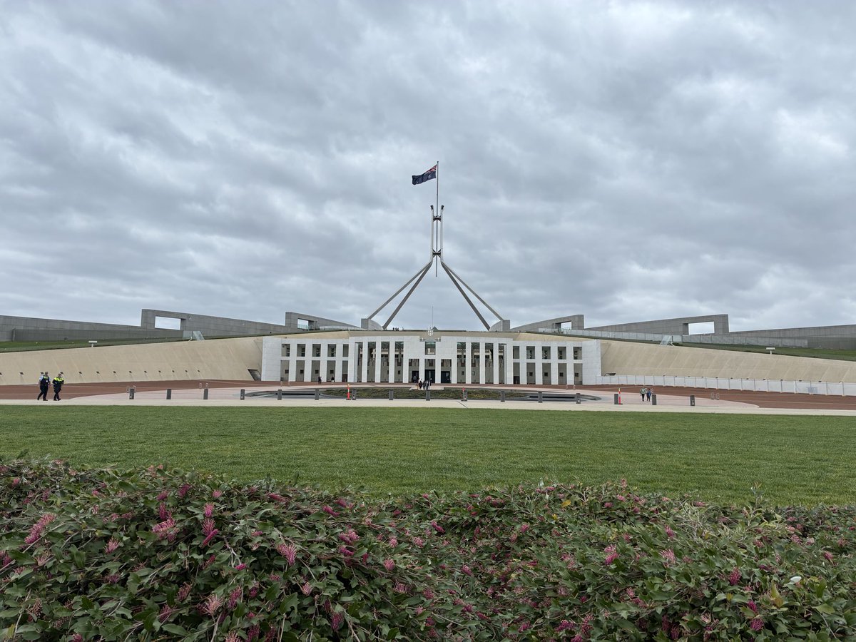 andrew_thaler's tweet image. #Canberra is set up and ready for the two rallies today.. 
12 Noon is the #ConvergeOnCanberra rally.. no marching today.
2pm is the Never Again Is Now rally