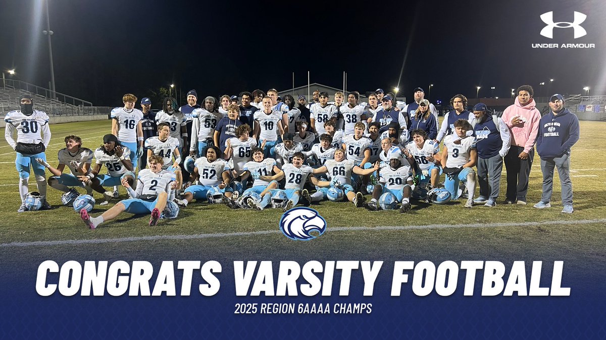🎉 Congratulations to our Varsity Football team for bringing home the 2025 Region 6AAAA Championship! #SeahawkNation