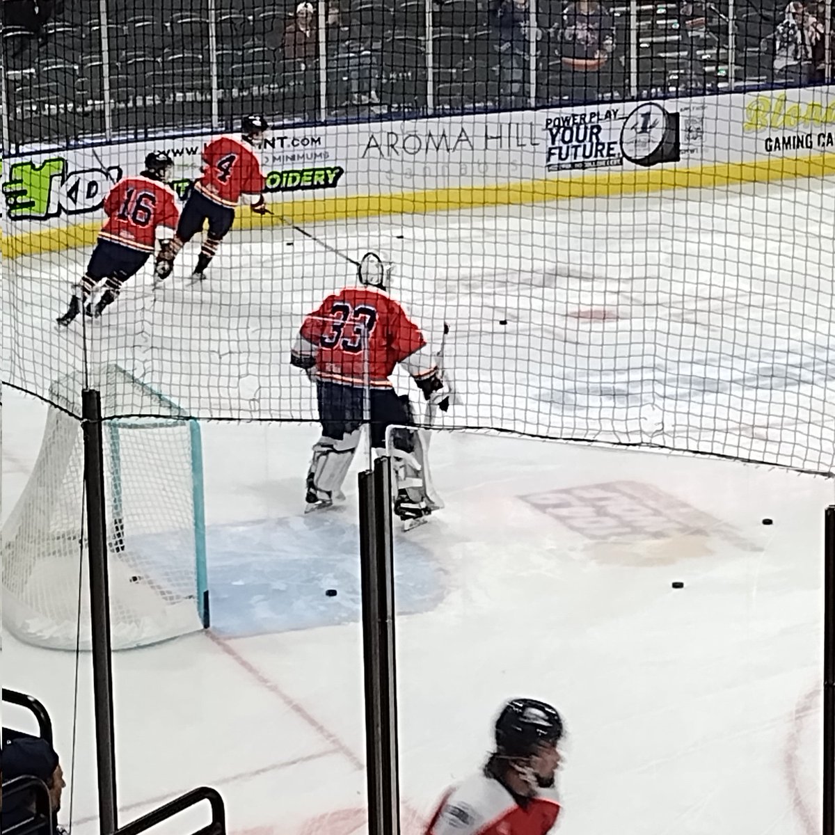 jlheimerl's tweet photo. Super excited and blessed to be in person tonight to see my friend and former billet son with the MN Mullets (Jack Bostedt) in net tonight for the SPHL Peoria Rivermen! Jack lived with me three seasons. #BeABillet https://t.co/Ah86iMSFlw