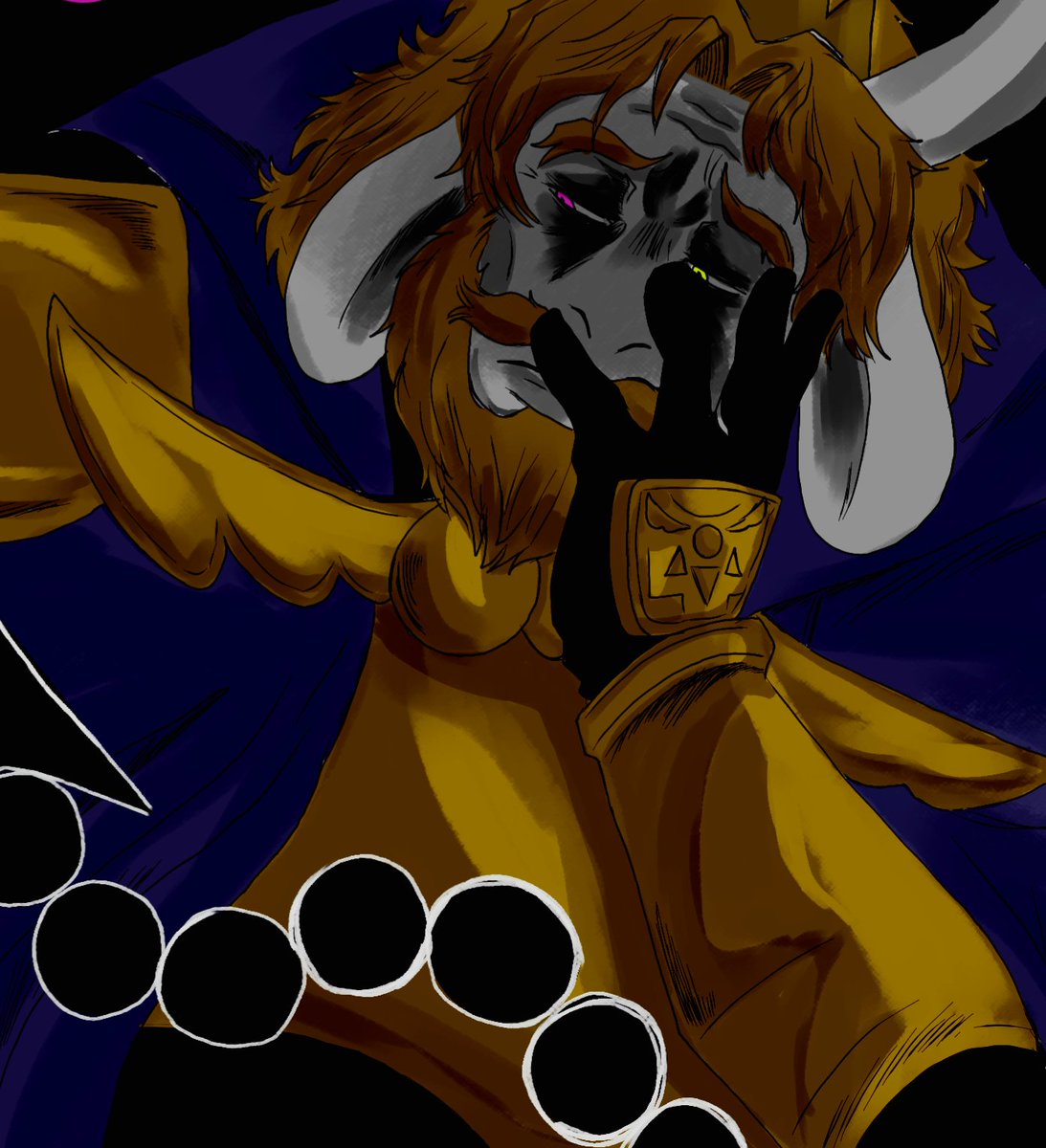 467Doggo's tweet image. Reposting because i really like asgore, please tony, stop doing him dirty and let him chimp out next chapter