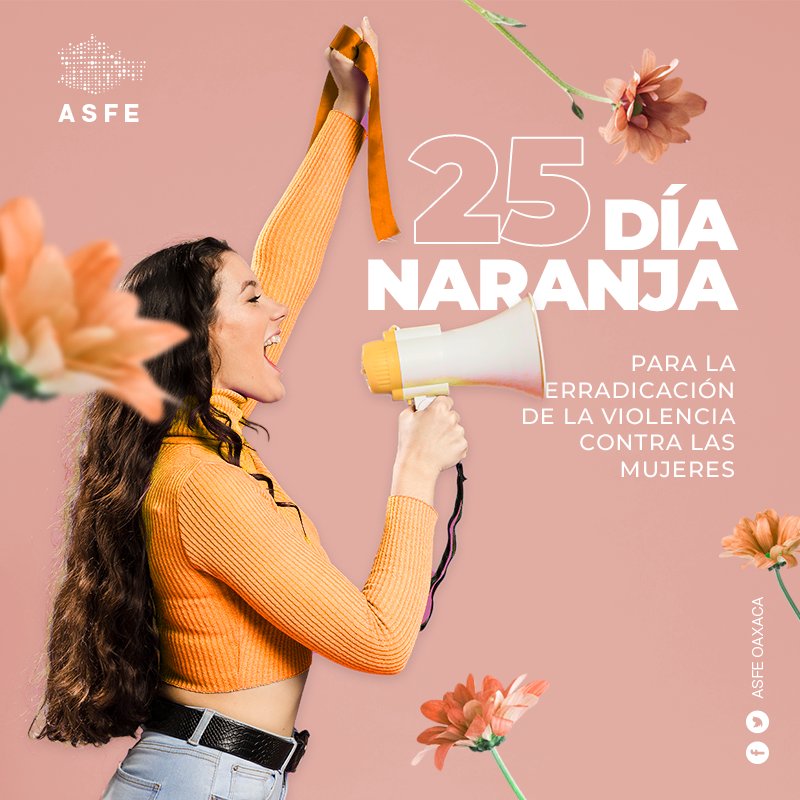 Cada 25 de mes se conmemora el
#DíaNaranja un día para actuar, generar conciencia y prevenir la violencia contra Mujeres y Niñas. La elección del Naranja responde a que es un color que representa un futuro brillante con el fin de promover y fomentar la Cultura de la no violencia.