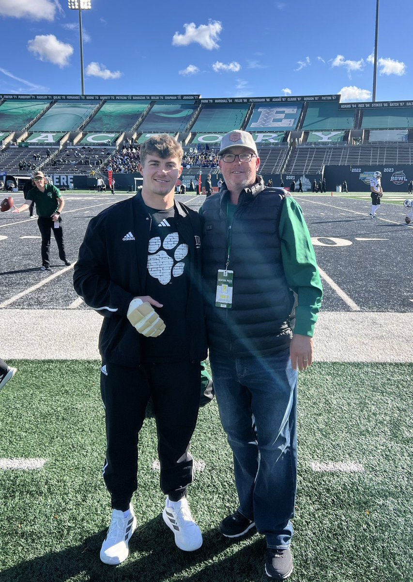 Great weekend watching <a href="/EMU_Baseball/">EMU Baseball</a> &amp; hanging with the boys <a href="/brodyware/">Brody Ware</a> <a href="/tware_11/">Tanner Ware</a>  at the <a href="/EMUFB/">Eastern Michigan Football</a> game. Also got to see former <a href="/WalshUBaseball/">Walsh U Baseball</a> player and current <a href="/OhioFootball/">Ohio Football</a> <a href="/chollobaugh9/">Cam Hollobaugh</a> 
Get healthy Cam &amp; continue to get after it. Proud of you.  
#WORKWINS