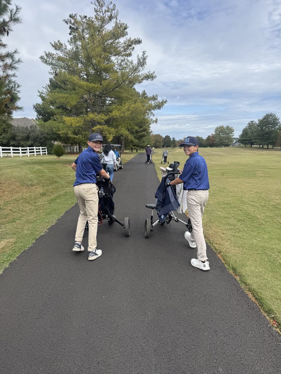 Rowdy and Paxton are representing us at the Bluegrass Cup by <a href="/BluegrassGt/">Bluegrass Golf Tour</a> this weekend! They brought home a couple of W’s on the day! 

Coach Nick showed up to help! 👀