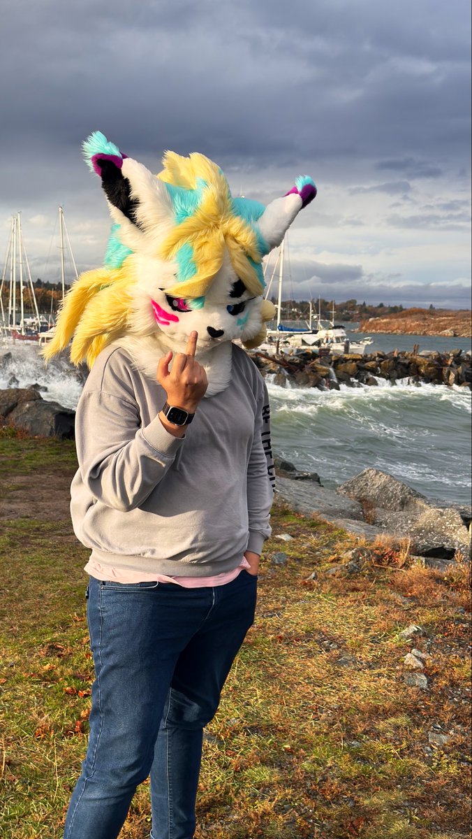 It fumkin wimdy on the island