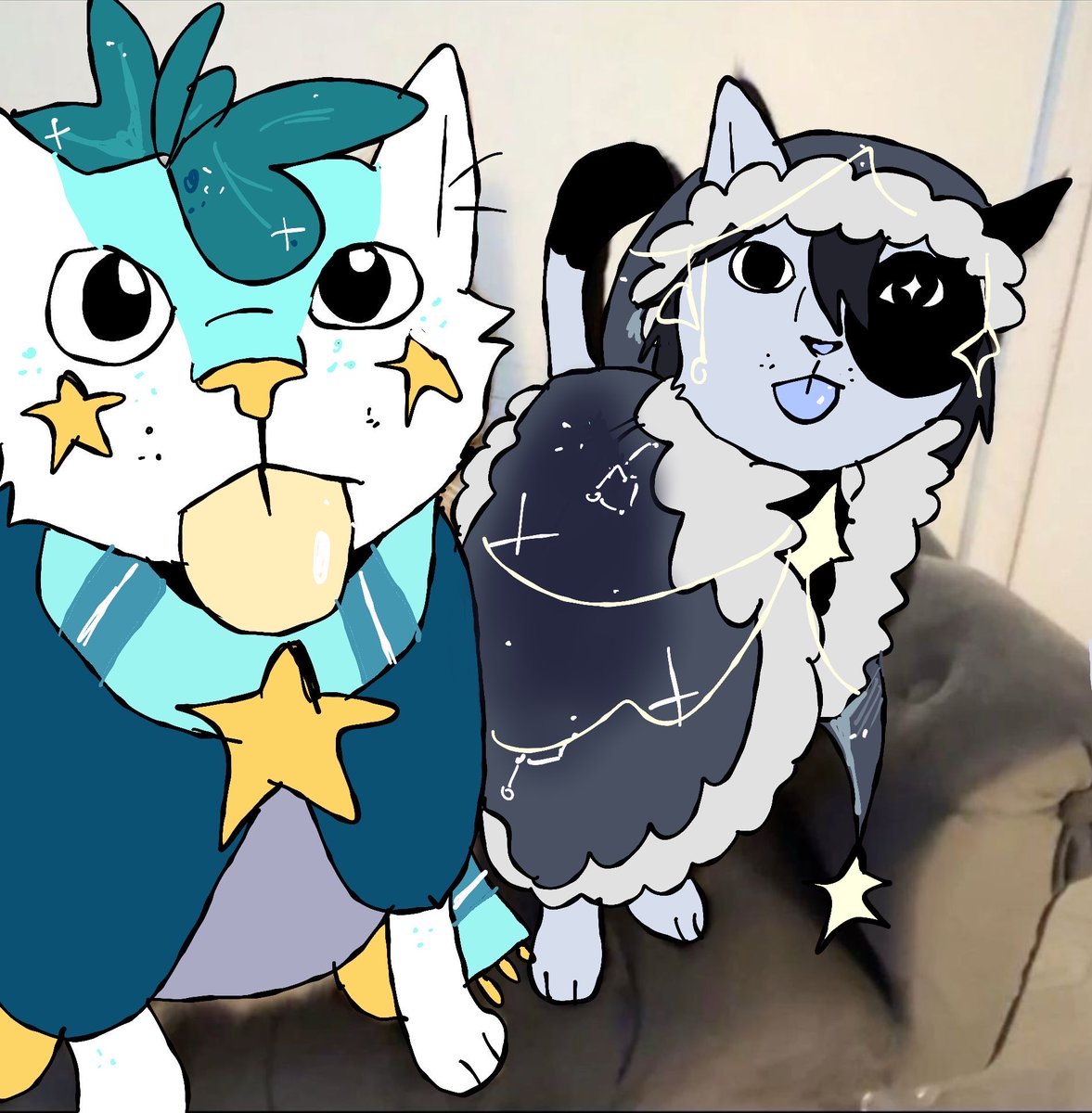 sugurulicker's tweet image. lowk me n twin as #moonberry 🌷