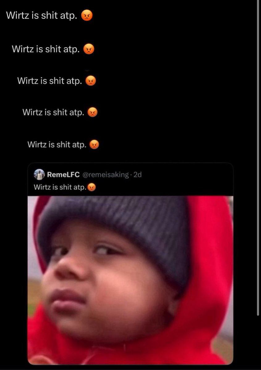 Wirtz is shit atp. 😡