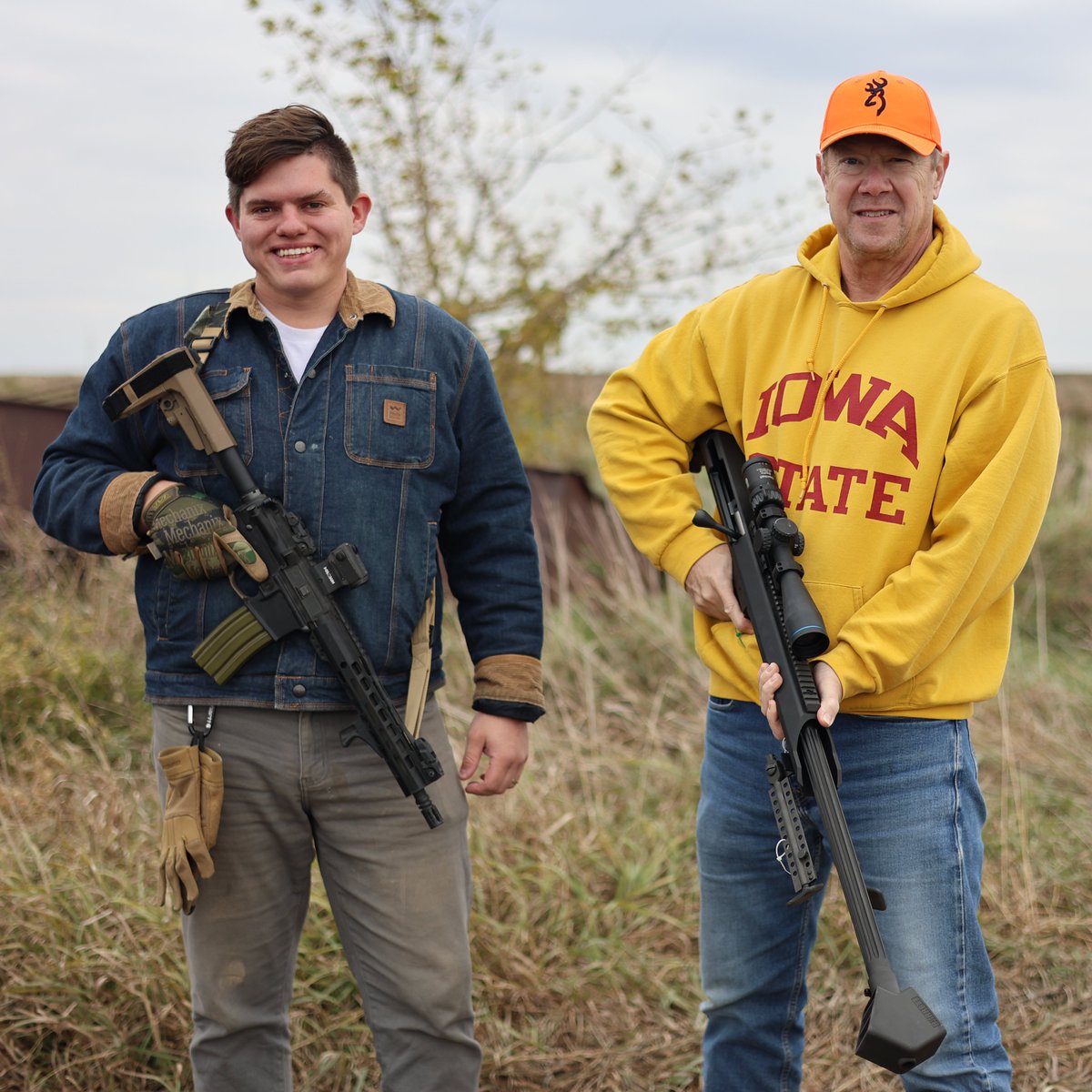 Schlaefer4Iowa's tweet photo. As the 2025 Pheasant Season opens, Christian dropped by some local hunters to celebrate the season and stand strong for our 2nd Amendment freedoms. Wishing everyone good luck out there! https://t.co/YuRTbfFOA0