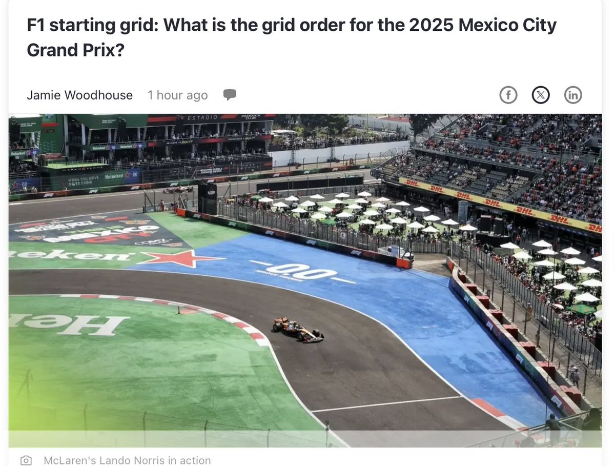 FRANKDIAZ's tweet photo. Here is a screenshot from the @Planet_F1 site, where one could be forgiven for thinking it led to a list of the starting grid for tomorrow’s @F1 race. You’d be wrong though as @Planet_F1 has legitimately the most frustrating coverage in all of sports https://t.co/KqqEnRcSWW https://t.co/ErGKT69SBM