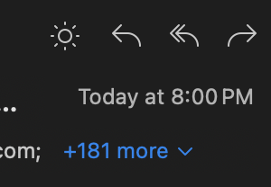 Some folks really need to learn how to use the BCC field when emailing large groups.