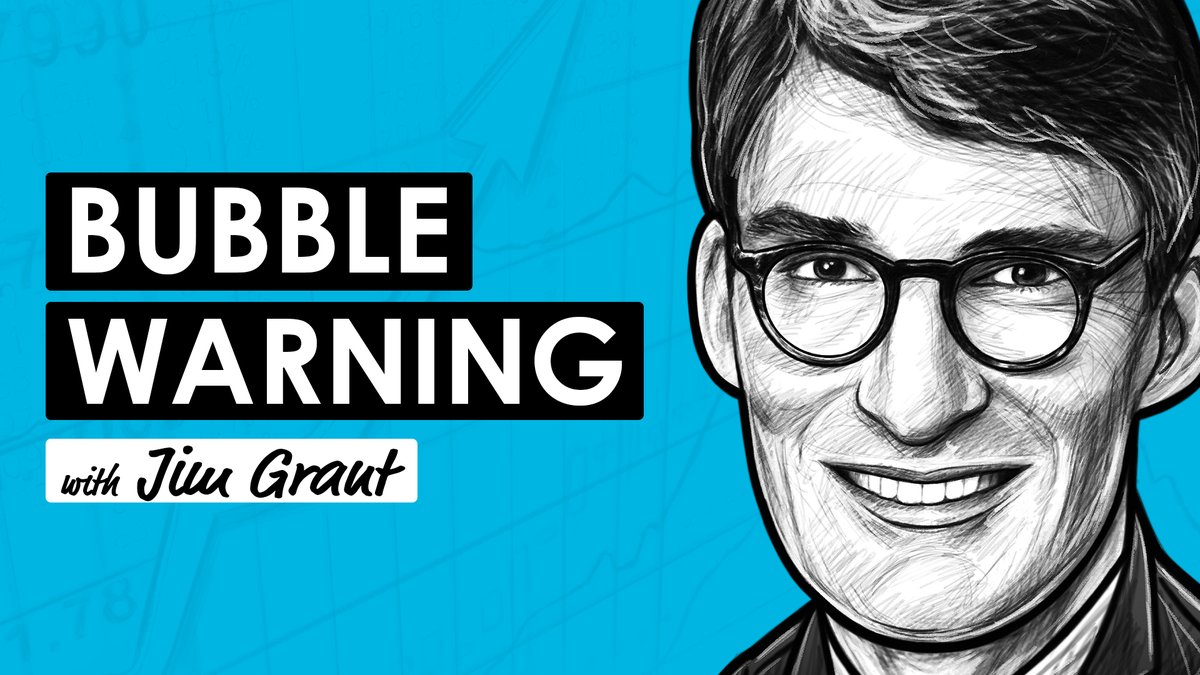 I'm delighted to share a new episode of the #RicherWiserHappier podcast: my conversation with Jim Grant. Drawing on 50 years of experience as one of the smartest, most skeptical observers of Wall Street, he warns that a "major market top" is "in formation." Listen or Watch: