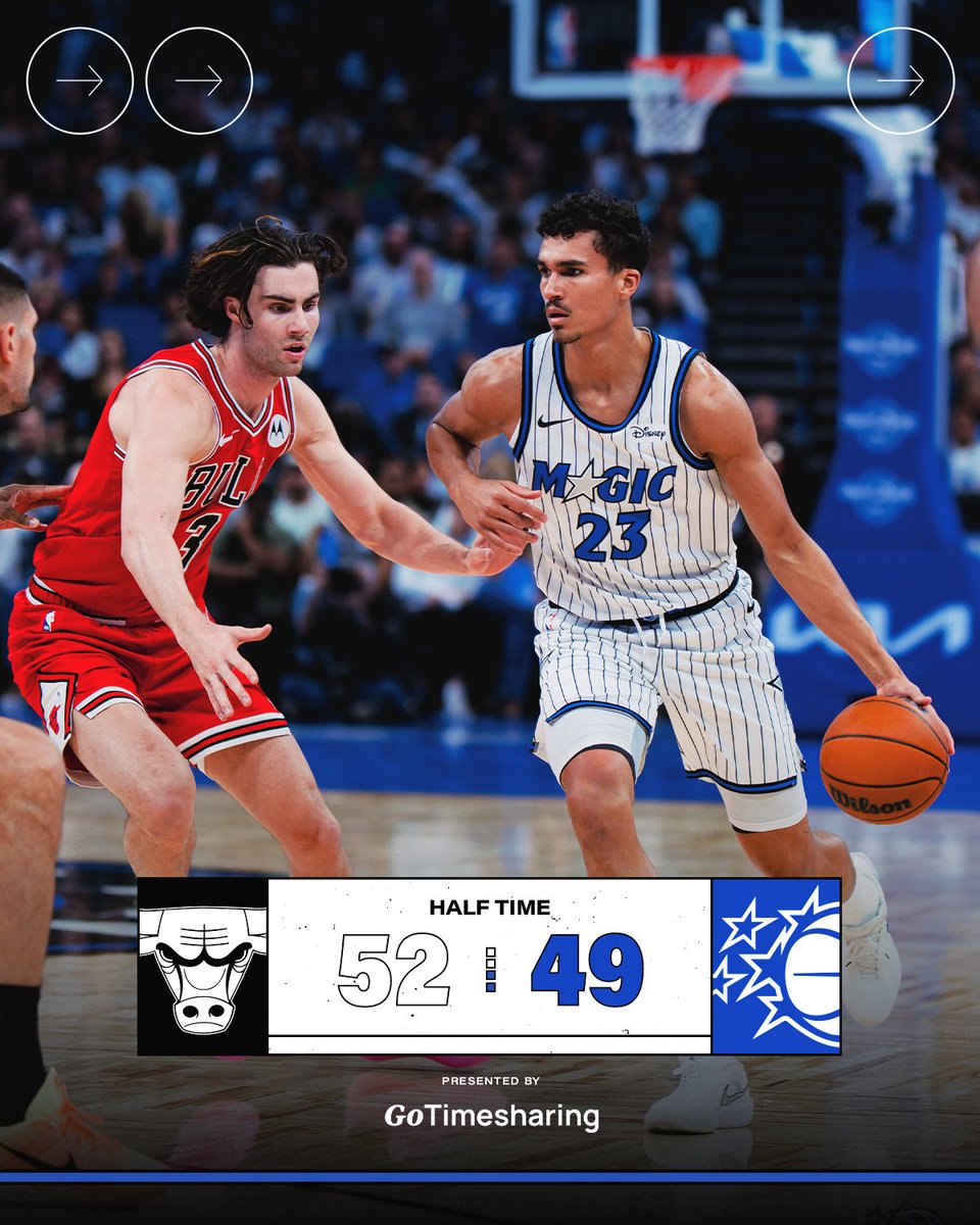 at the half