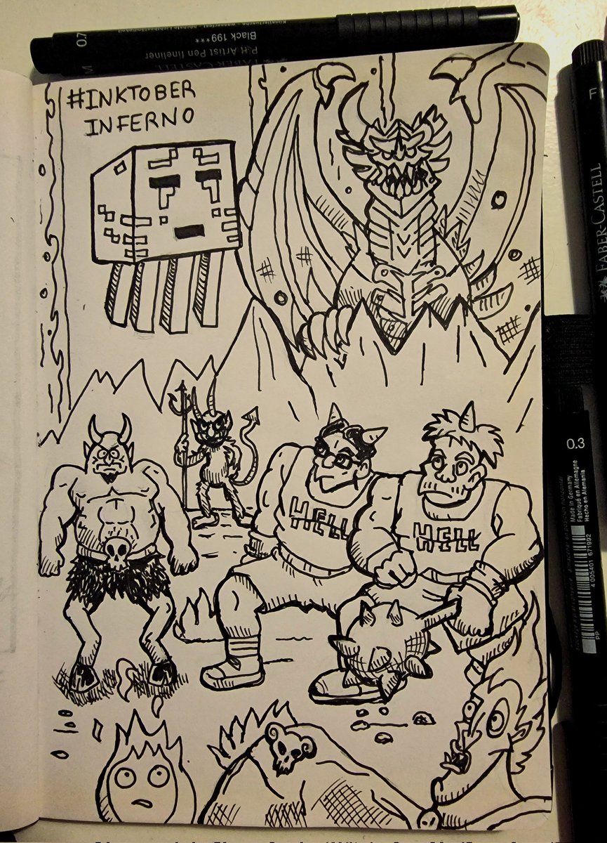 #inktober2025 #Inktober What an infernal bunch