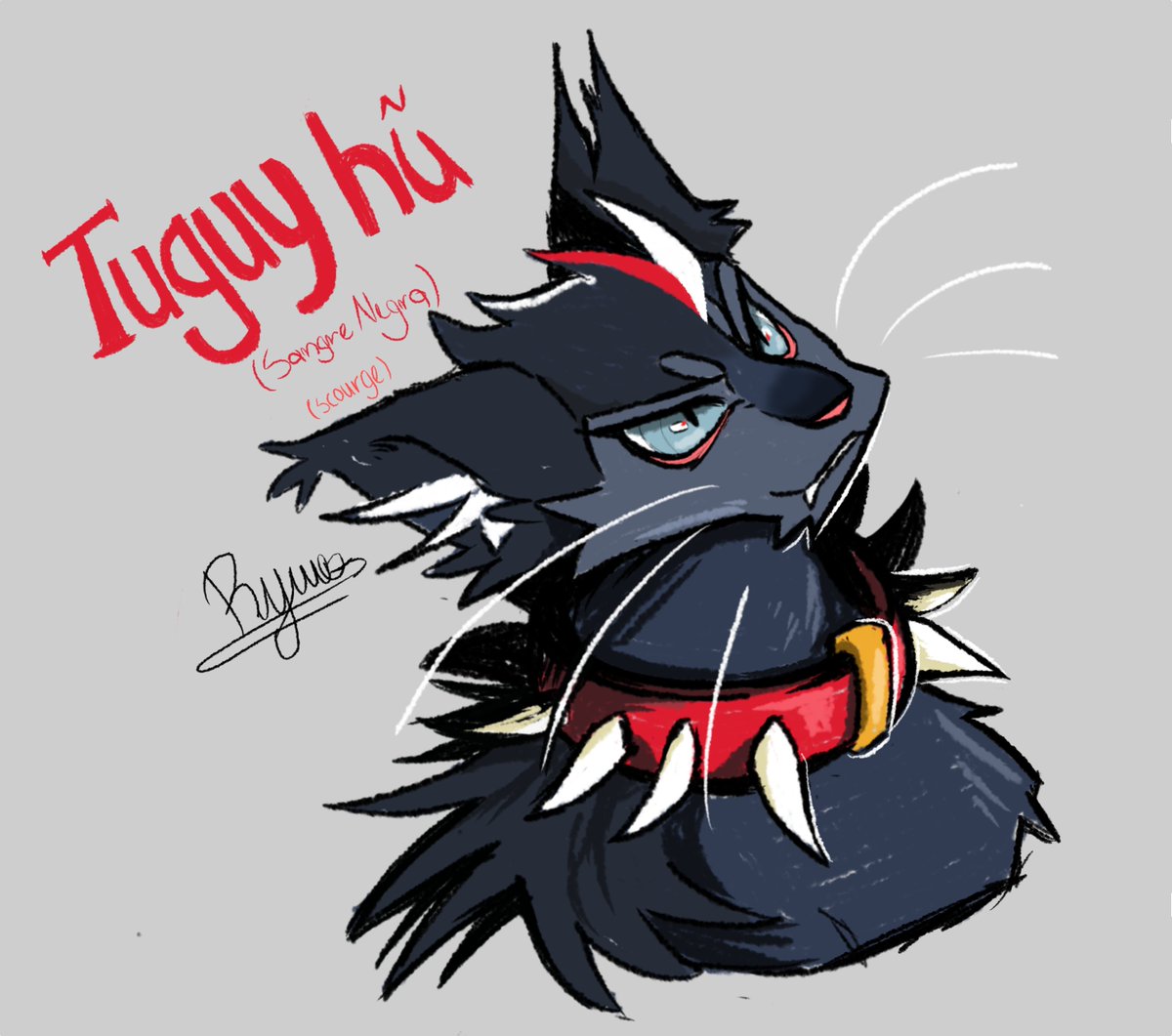 RaynelM99137048's tweet photo. I tried to adapt the name "Scourge" to Guarani, but I didn't like it 😭😭 https://t.co/WGq6MpcZYv